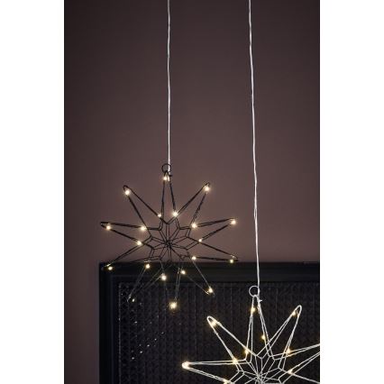Markslöjd 705749 - LED Weihnachtsdekoration GLEAM LED/0,6W/3xAA schwarz