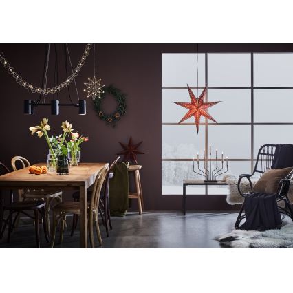Markslöjd 705753 - LED-Dekorationskette SERVE LED/3xAA 1,9m Silber