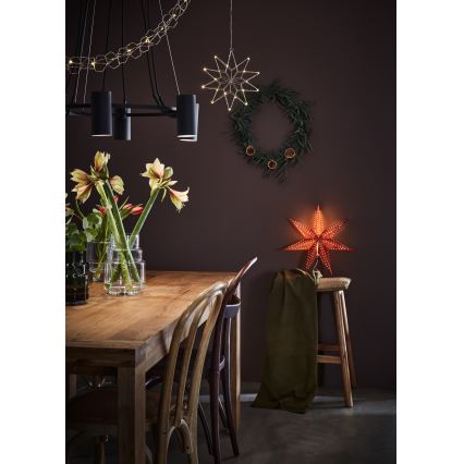 Markslöjd 705753 - LED-Dekorationskette SERVE LED/3xAA 1,9m Silber