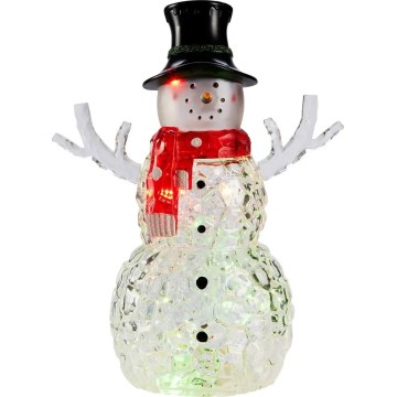 Markslöjd 706044 - LED-Weihnachtsdekoration FRANS LED/0,06W/3xAAA Schneemann