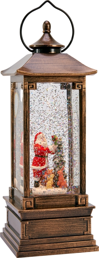 Markslöjd 706445 - LED-Weihnachtsdekoration NOEL LED/0,5W/3xAA Laterne, bronzefarben