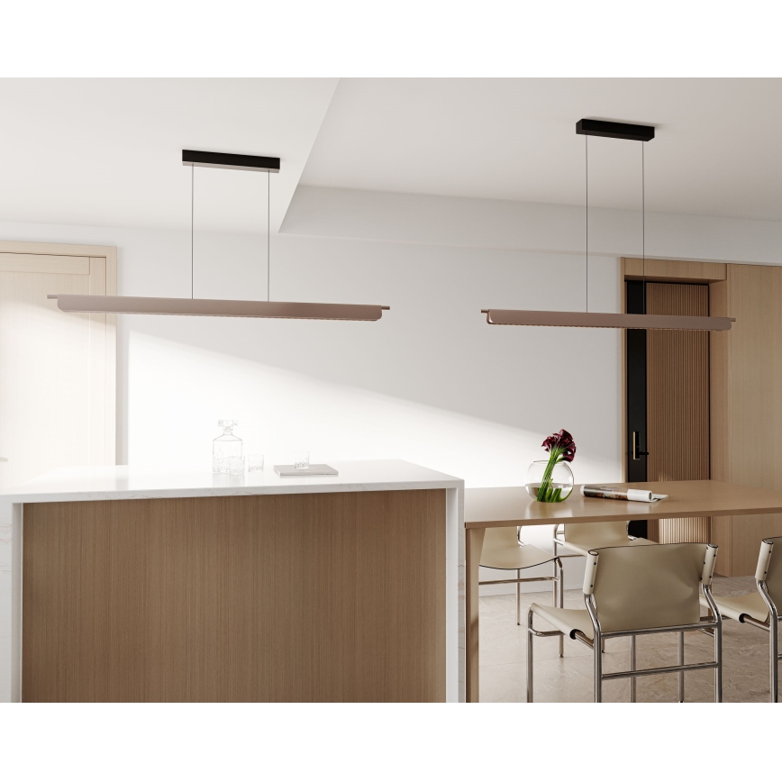 MAXLIGHT P0596 - LED dimmbare Hängeleuchte an Seil JO-JO LED/40W/230V 2700/4500/5500K Messing