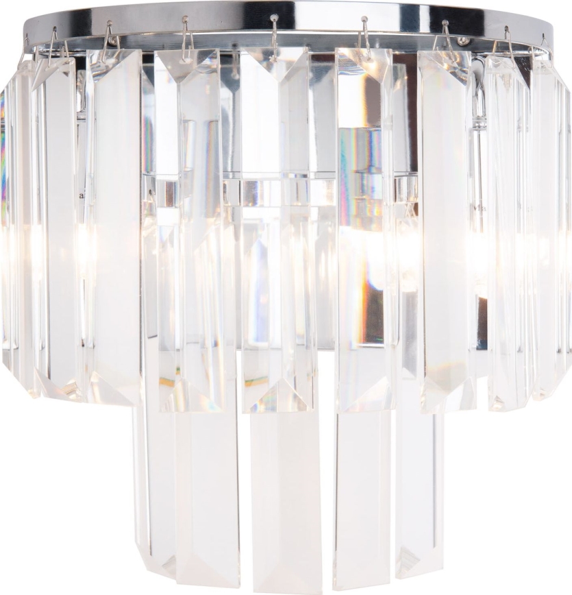 MAXLIGHT W0209 - Wandleuchte MONACO 2xG9/40W/230V glänzendes Chrom