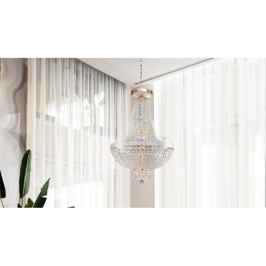 Maytoni DIA750-TT40-WG - Kronleuchter an Kette BELLA 7xE14/60W/230V
