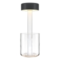 Maytoni MOD229TL-L3B3K1 - LED dimmbare, wiederaufladbare tragbare Tischlampe LED/3W/5V 2200-4000K 2000 mAh schwarz/klar