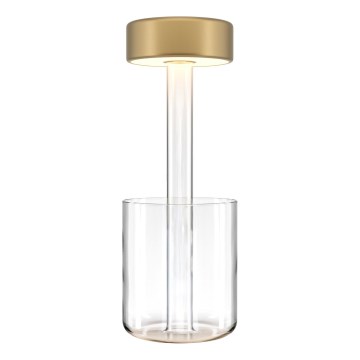 Maytoni MOD229TL-L3G3K1 - LED dimmbare, wiederaufladbare tragbare Tischlampe LED/3W/5V 2200-4000K 2000 mAh gold/klar