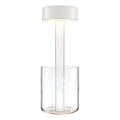 Maytoni MOD229TL-L3W3K1 - LED dimmbare, wiederaufladbare tragbare Tischlampe LED/3W/5V 2200-4000K 2000 mAh weiß/klar