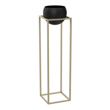 Metall-Blumenkübel 111,3x29 cm in Gold