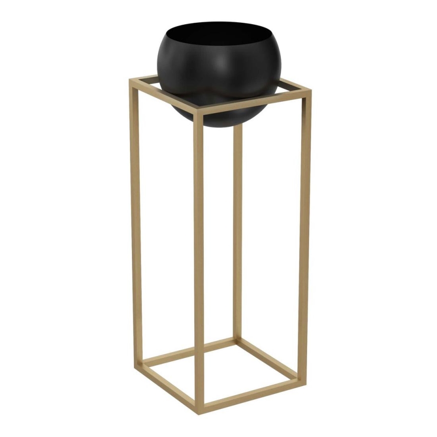 Metall-Blumenkübel 81,3x29 cm in Gold