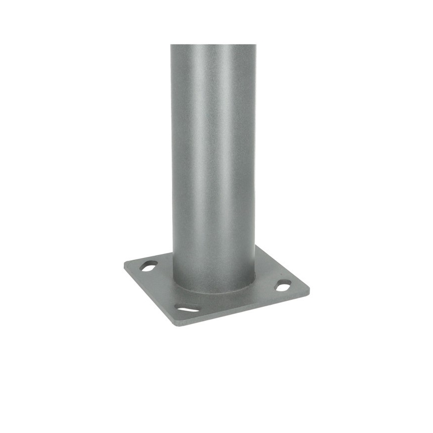 Metallmast für Außenbeleuchtung BASE, 3 m, grau