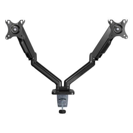 MK FLORIA MKF-21DP113S2 - Verstellbare Halterung für zwei 32-Monitore, schwarz