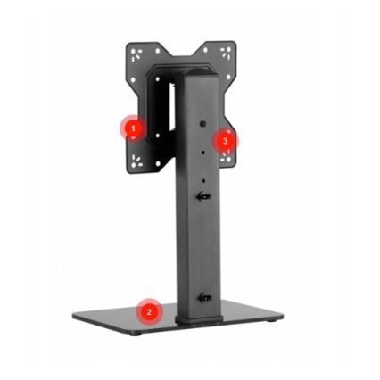 MK FLORIA Superior SUPSTV019 - TV-Standfuß für 23-43 schwarz