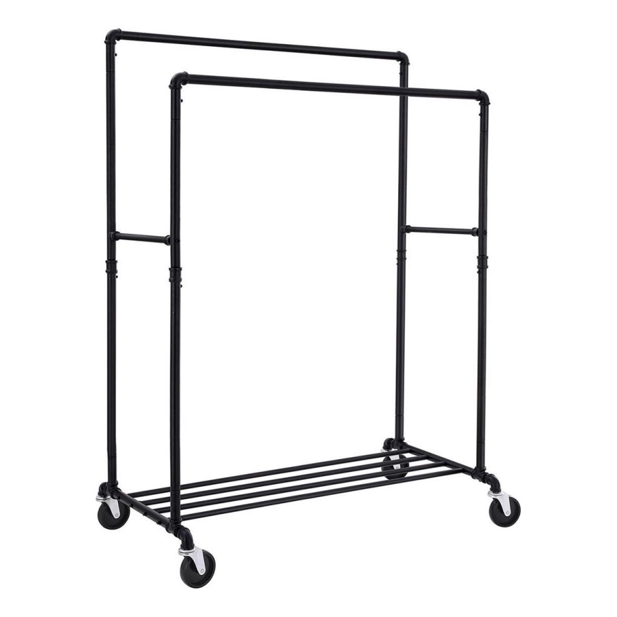Mobiler Garderobenständer LINEA, schwarz
