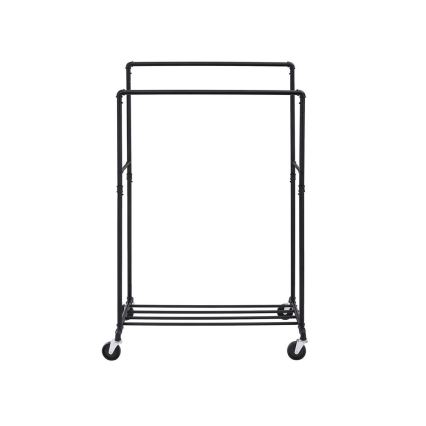 Mobiler Garderobenständer LINEA, schwarz
