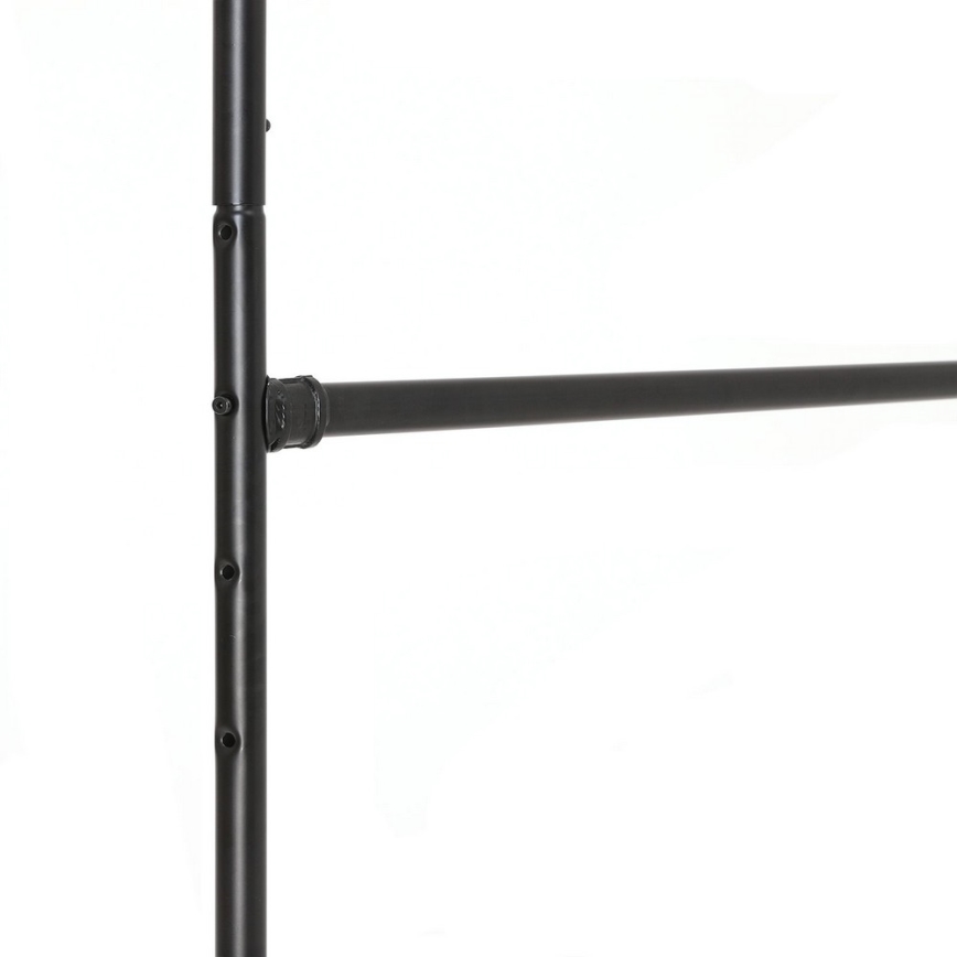 Mobiler Kleiderständer LINEA, schwarz