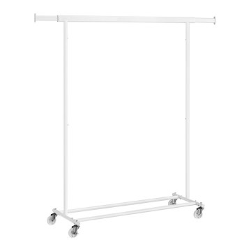 Mobiler Kleiderständer LINEA weiß