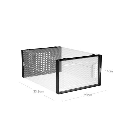 Modulares BOXIFY-Regal mit Fächern, schwarz