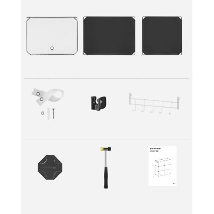 Modulares Regal mit Fächern BOXIFY schwarz