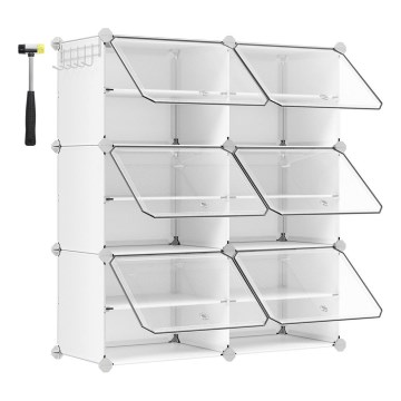 Modulares Regal mit Fächern BOXIFY weiß