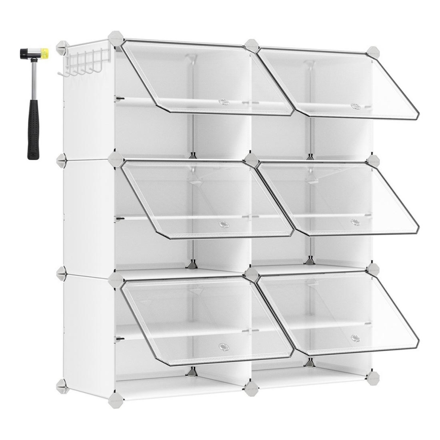 Modulares Regal mit Fächern BOXIFY weiß