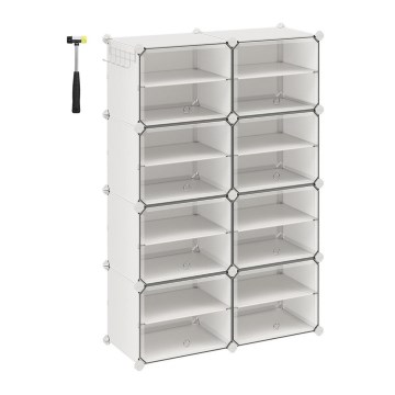 Modulares Regal mit Fächern BOXIFY, weiß