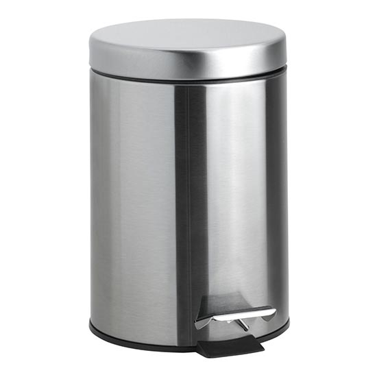 Mülleimer 20x28 cm Edelstahl/silber