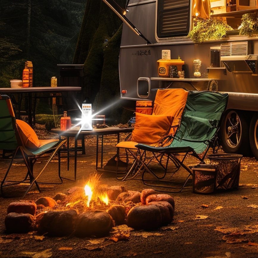 Multifunktionale LED-Solarleuchte mit Lautsprecher und Powerbank LED/5W/7200 mAh IP65