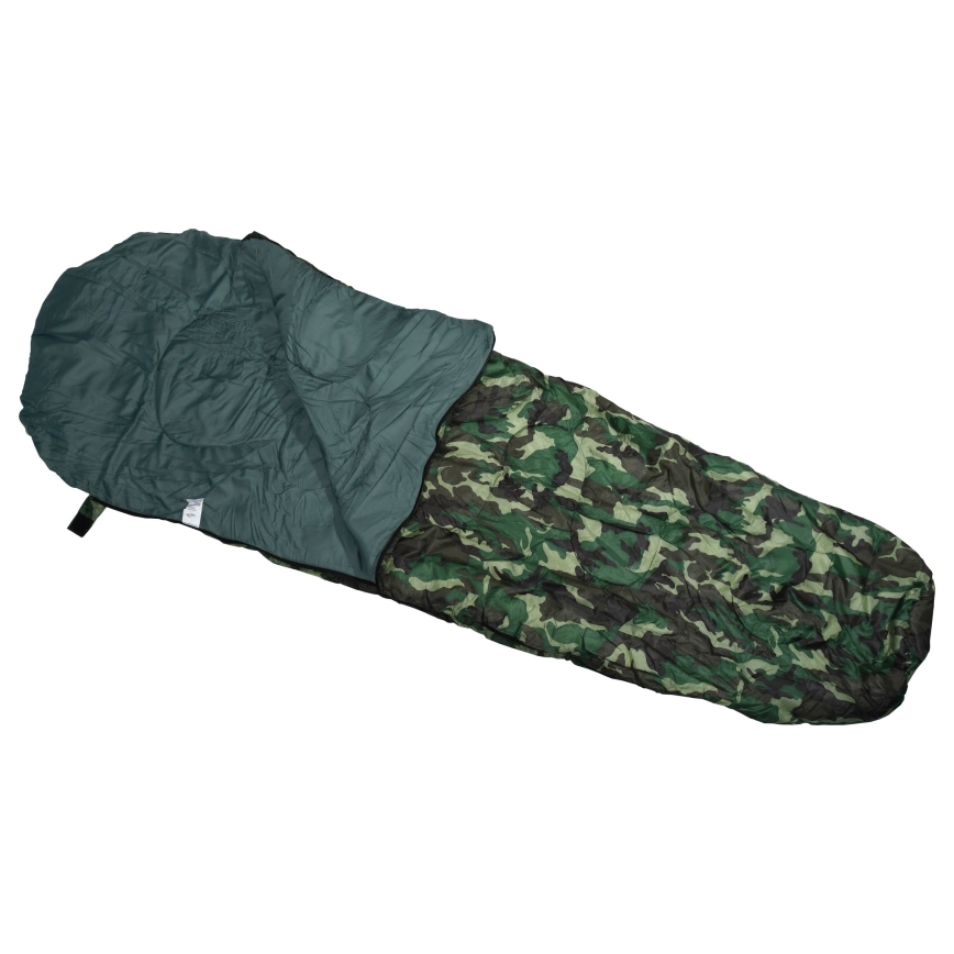 Mumien-Schlafsack im Camouflage-Design