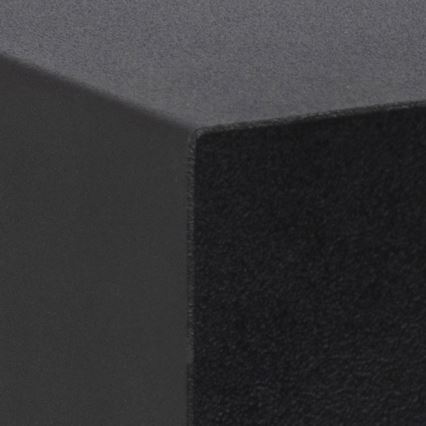 Nachttisch mit Wandmontageoption BEKIM schwarz/Bambus
