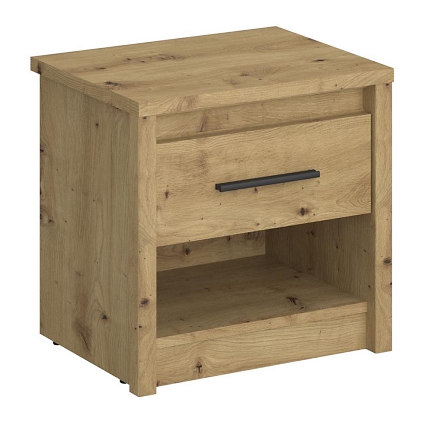 Nachttisch LEORI 46,5x46,5 cm Artisan-Eiche