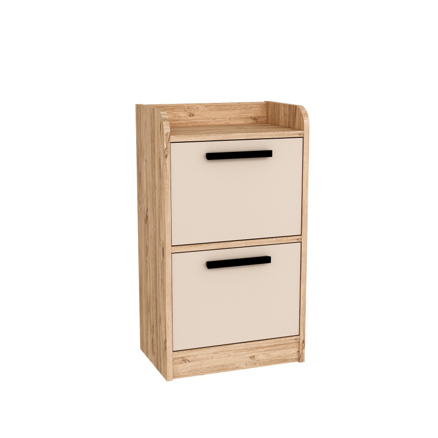 Nachttisch LUSES 79,4x45 cm Atlantik-Kiefer/Beige