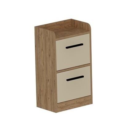 Nachttisch LUSES 79,4x45 cm Atlantik-Kiefer/Beige