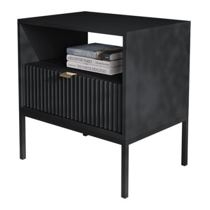 Nachttisch NOVA 56x54 cm schwarz