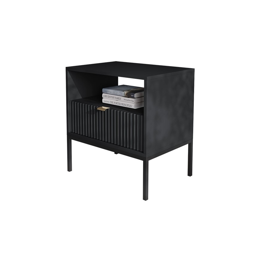 Nachttisch NOVA 56x54 cm schwarz