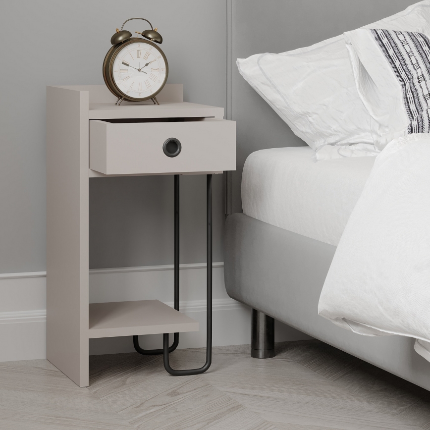 Nachttisch SONY taupe