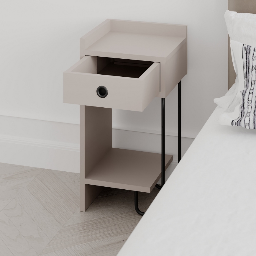 Nachttisch SONY taupe