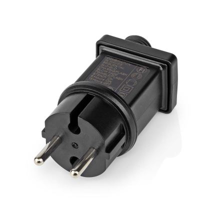 LED Außen-Weihnachtsvorhang 180xLED/7 Funktionen 10,9m IP44 kaltweiß