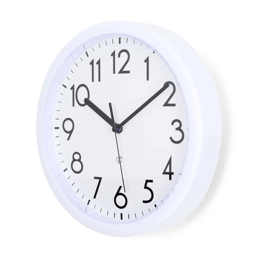 Wanduhr Ø 22 cm 1xAA weiß