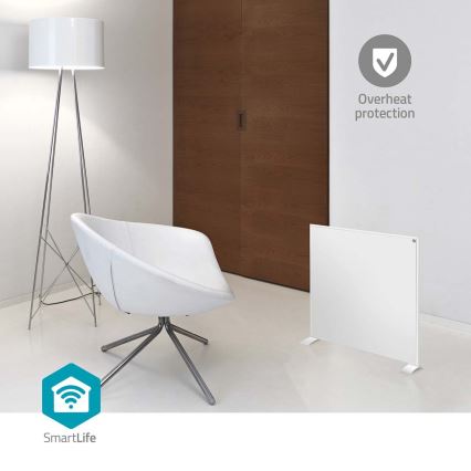 Infrarot-Heizpaneel 350W/230V 59,8x62 cm IP44 Wi-Fi Tuya + Fernbedienung