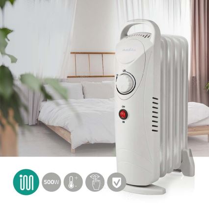 Tragbarer Ölradiator mit 5 Rippen 500W/230V