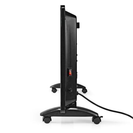 Nedis HTPL20FBK - Konvektionsheizung 1000-2000W/230V LCD-Display IP24