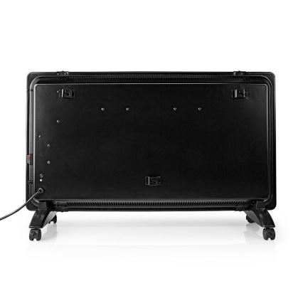 Nedis HTPL20FBK - Konvektionsheizung 1000-2000W/230V LCD-Display IP24