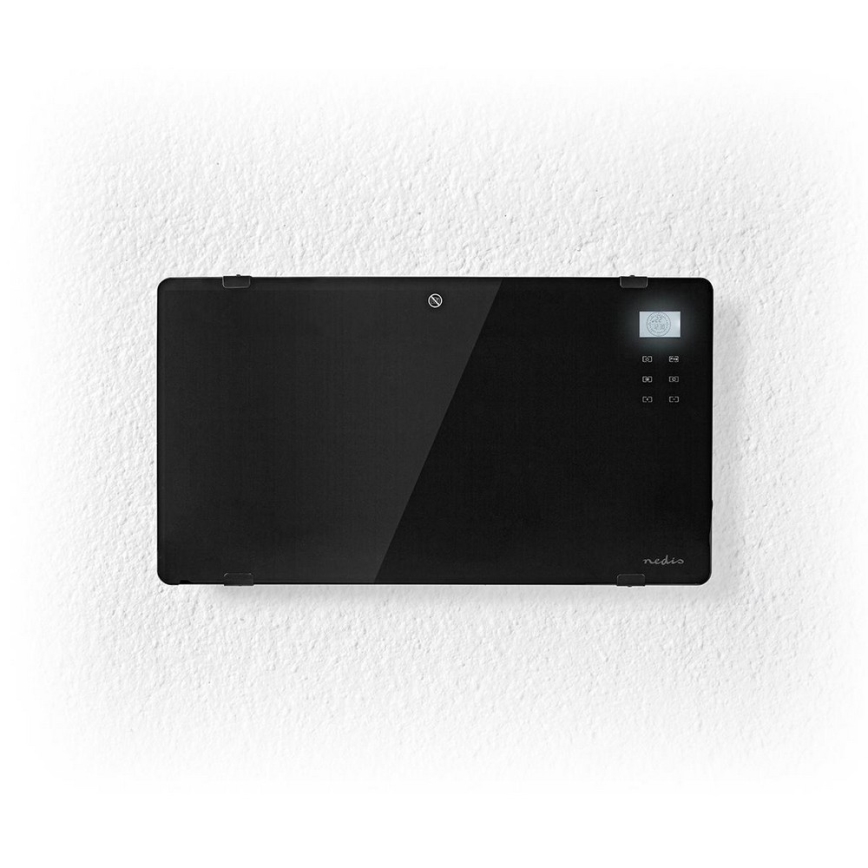 Nedis HTPL20FBK - Konvektionsheizung 1000-2000W/230V LCD-Display IP24