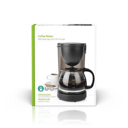 Filterkaffeemaschine 1,25 l mit Warmhaltefunktion