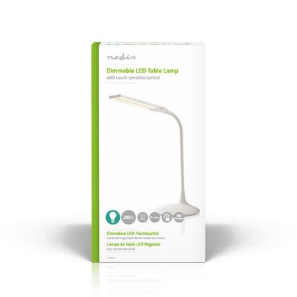 LED dimmbare Tischlampe LED/6W/5V 2200 mAh weiß
