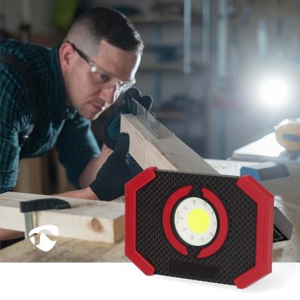 LED Dimmbarer Akku-Strahler mit Powerbank LED/10W/3000 mAh IPX2