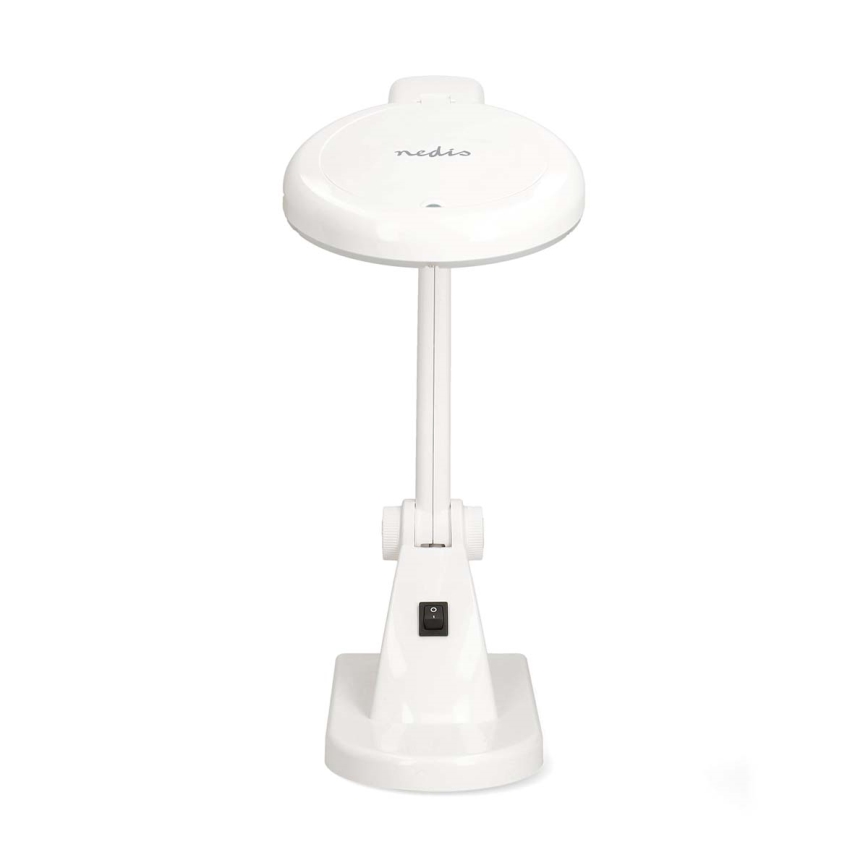 LED-Tischlampe mit Lupe LED/6W/230V weiß