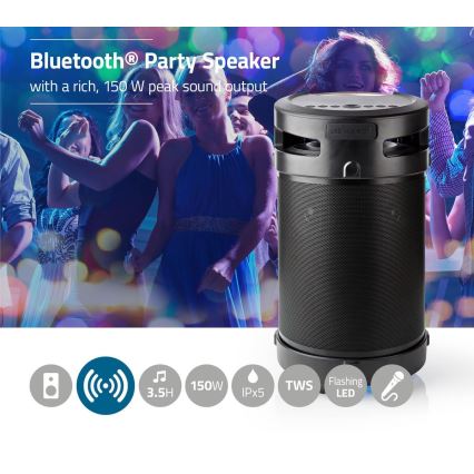 LED Wiederaufladbarer Lautsprecher 210W/4400 mAh IPX5
