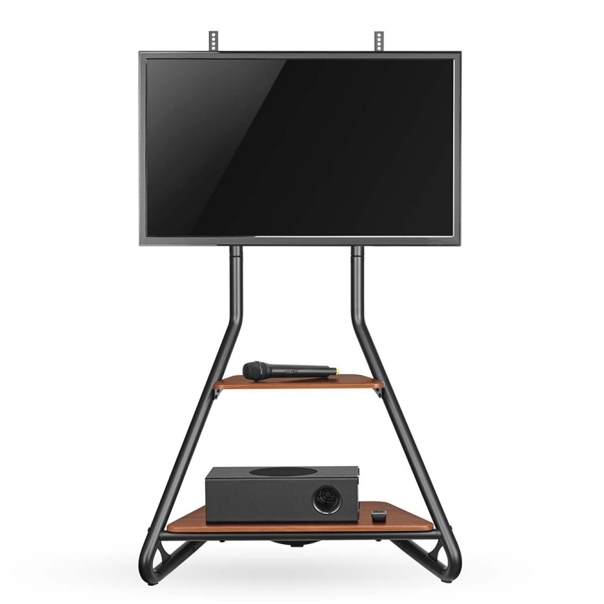 Bodenständer für TV 37-75 schwarz/braun
