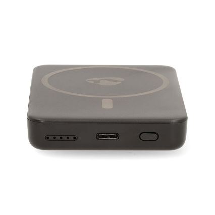 Powerbank 2-in-1 magnetisch mit kabellosem MagSafe-Laden 5000 mAh schwarz